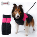 Usine prix de haute qualité grand chien douillet zip-up chien manteau d&#39;hiver chaud vêtements pour animaux de compagnie chien gilet